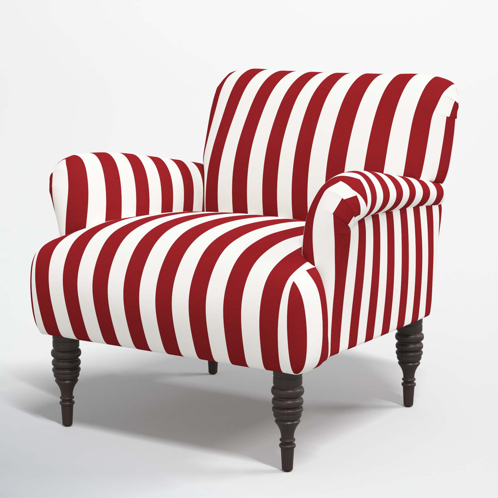 Allura Armchair, Canopy Stripe Red