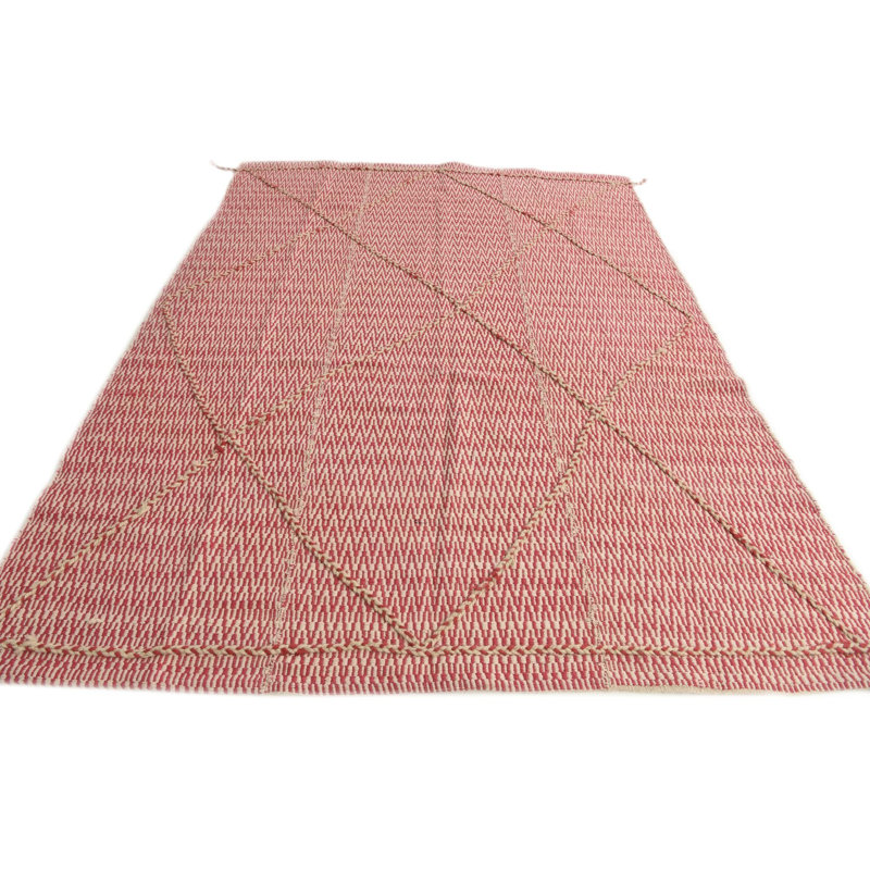 6x9 Pinson Pink and Ivory Rug