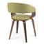 Chaise de salle à manger rembourrée avec dossier courbé Lowell-567214613