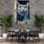 Art mural contemporain avec un chat-129148554