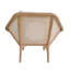 Chaise de loisirs en teck 41 po x 32 po x 29,5 po Tectona