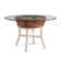 Boone Round Glass Dining Table