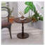 Table ronde 23 po brun noyer