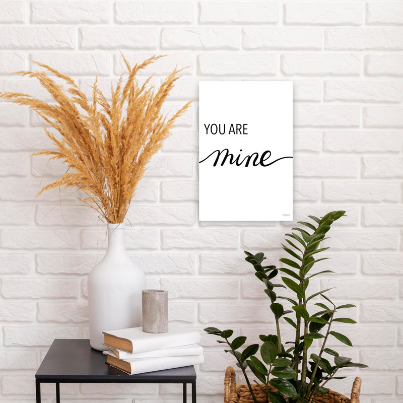 Yours and Mine Set 2 1 Piece Wrapped Canvas Wall Art, 45.72cm H x 30.48cm W