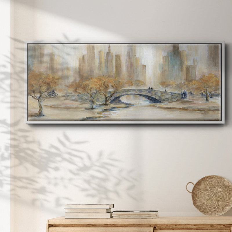 Central Park - toile encadrée, H 8 po x l 20 po