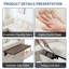 Canapé-lit modulaire modulaire avec lit escamotable, grands canapés modulaires en forme de U de 7 po avec repose-pieds, canapés en chenille confortables pour le salon-761610244