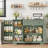 Angelyne Manufactured Wood Server with 2 Cabinets-1347326314