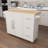 Damars Solid Wood Top Kitchen Island-952132949