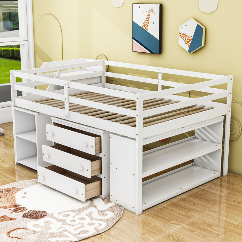 Lit pour enfant Longmeadow, Complète, Blanc