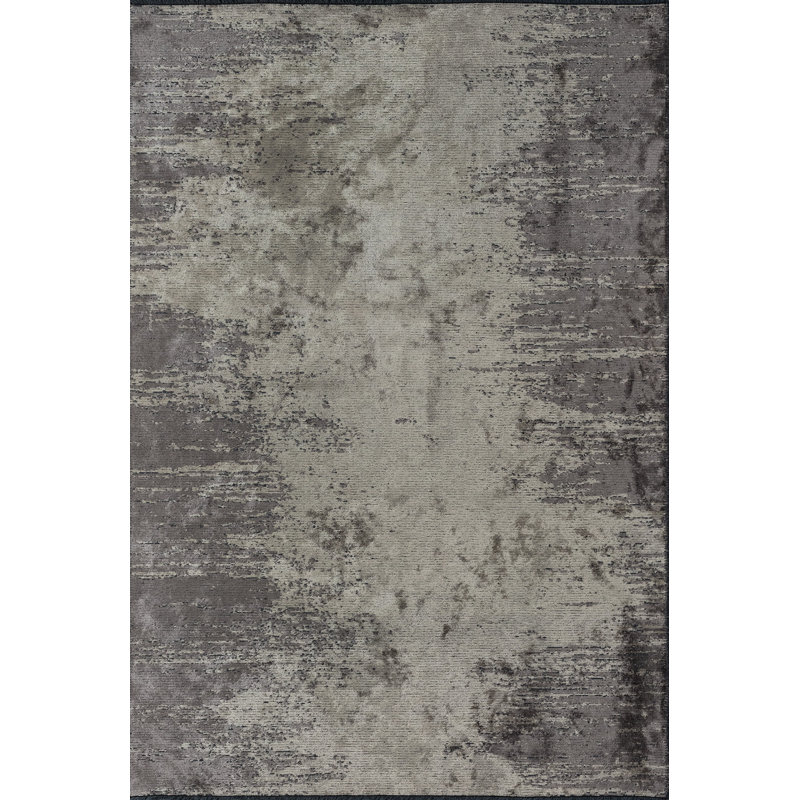 Rapture Beige Taupe No Pattern And Not Solid Color Luxury Area Rug, Rectangle 7'10" x 9'10"