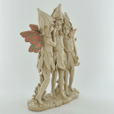 Ron Fairies Weather Resistant Resin Garden Statue