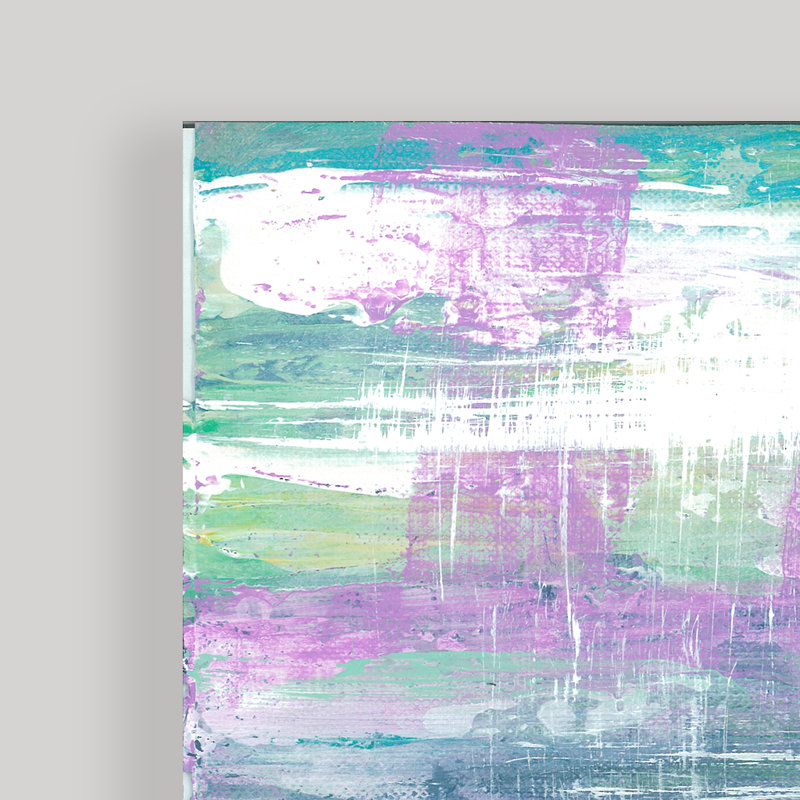 « lavande calme matin »-impression sur toile tendue, 20 po x 30 p
