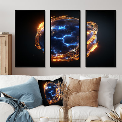 Orbit Planet - Space Planet Wall Art