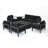 Caggiano 7 - Person Patio Conversation Sets with Cushions