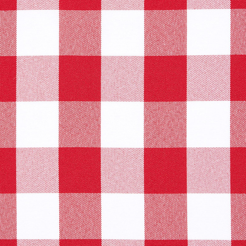 Paire de rideaux avec passe-tringle Pommier, Rouge
