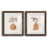 Walnut Framed Paper