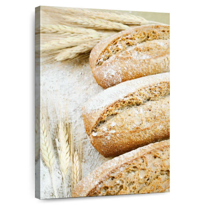 Yarlin Three Wheat Loaves, 36" H x 24" W