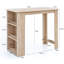Dining Table/Bar Table Zukowski 120 X 107.5 X 60 Cm Wooden Bar Table Kitchen Counter-39984733