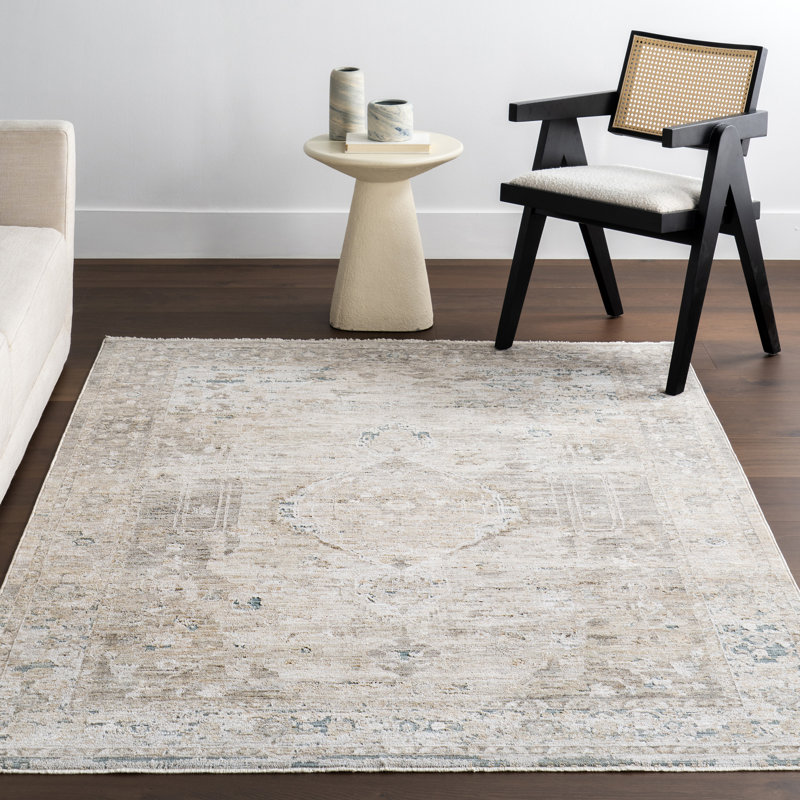  Tapis à franges Graciela Medallion