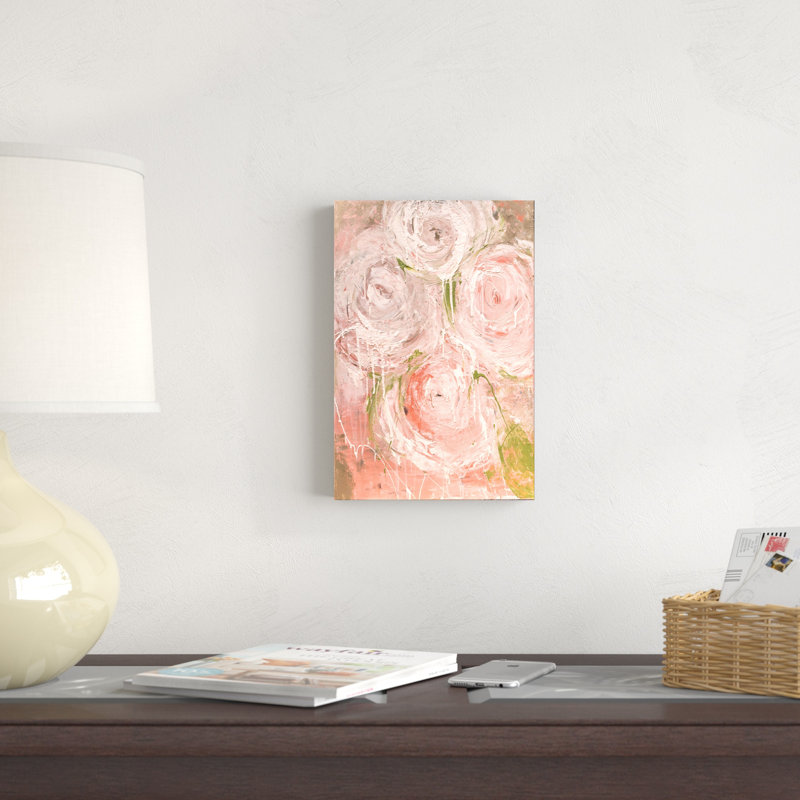 Rose rétro, H 12 po x l 8 po x P 1,25 po