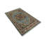 Tapis oriental en laine noué à la main bleu / ivoire / brun / beige Heriz