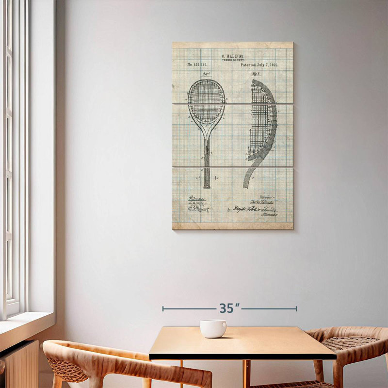 Laelle Antique Grid Parchment, 57" H x 36" W