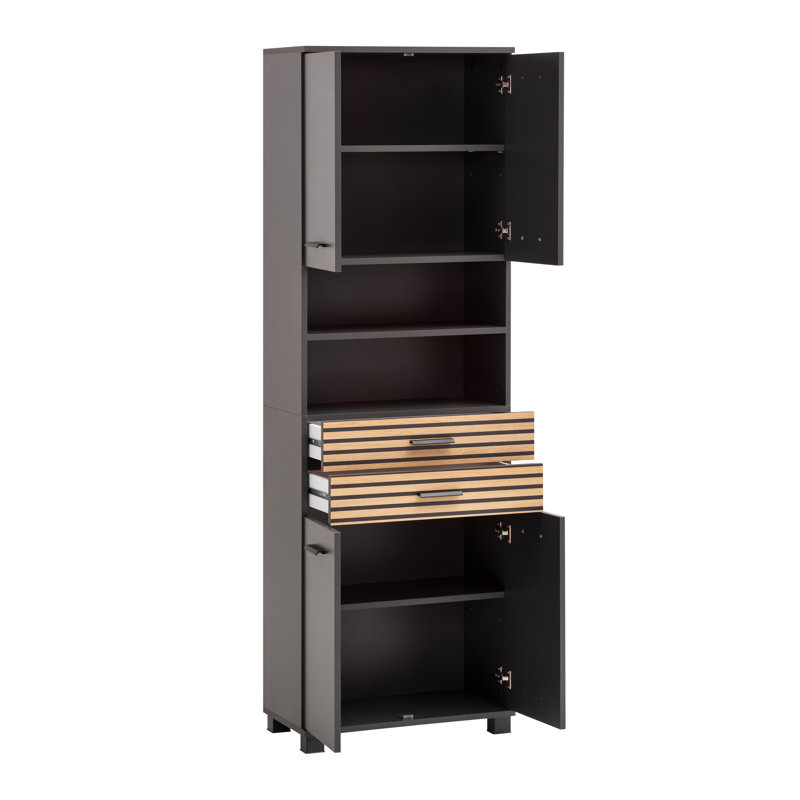 Rayel Bathroom Cabinet, Anthracite