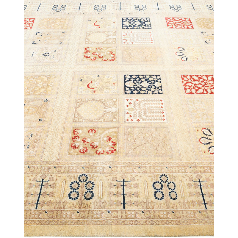 Classic One-of-a-Kind 6'4" X 7'1" Hand Knotted Area Rug