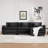 Grid L Shaped Modular Sectional Sofa, Oversized Cloud Couch With Ottoman-752318221-752258754