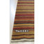 Tapis transitionnel multicolore en laine tissé à plat rouge Lush-16327791