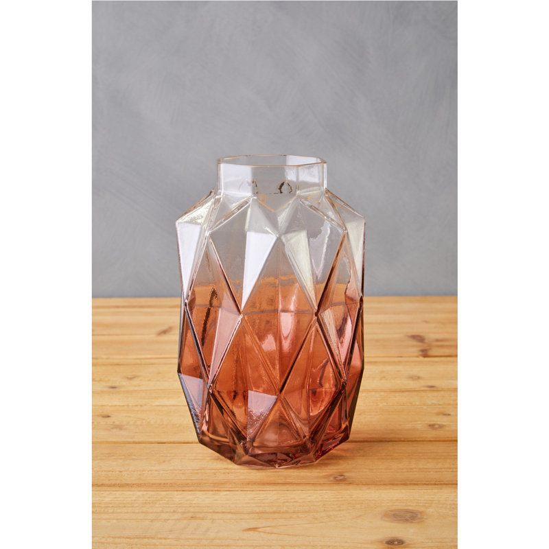 Avdyl Glass Table Vase, 23cm H x 15cm W x 15cm D