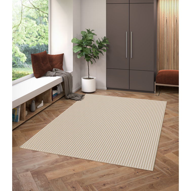 Harwington Flatweave Indoor/Outdoor Beige Rug