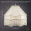 19 cm H Empire Velvet Lamp Shade ( No Direct Attachment Method ) in White