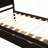 Platform Storage Bed, 2 Drawers With Wheels, Twin Size Frame