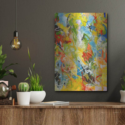 Mur en métal Wrought Studio ™ «Color Catch» par Incado