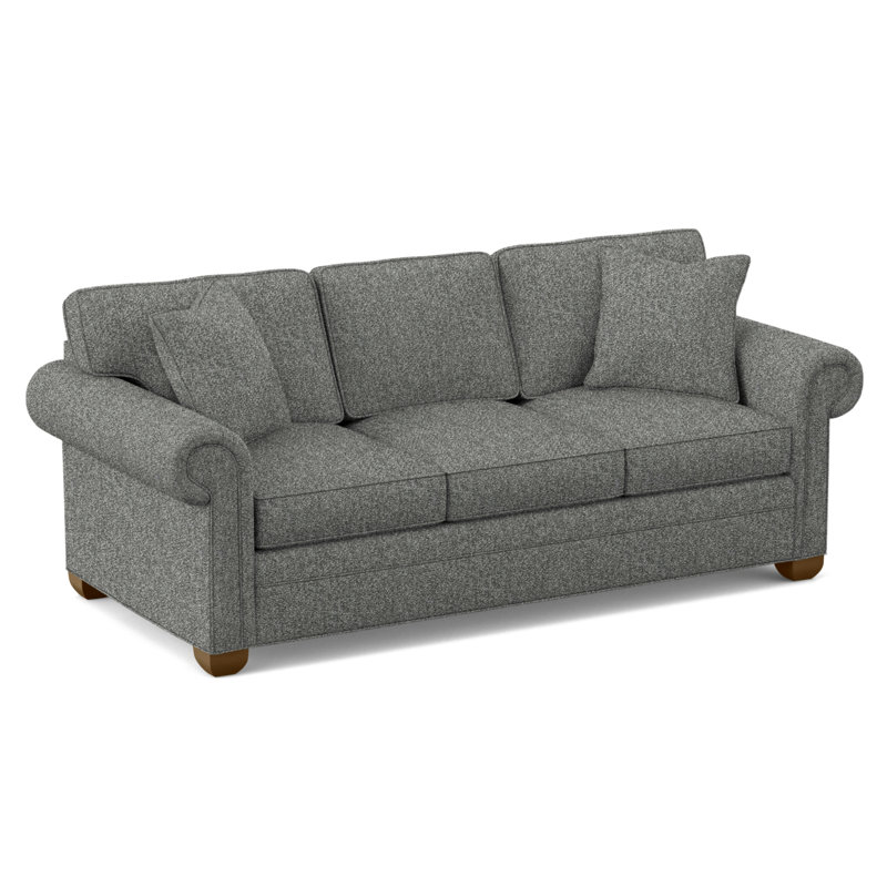 Main Street Upholstered 85'' Sleeper Sofa, Havana, Ian Pewter