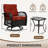 3 Pieces Outdoor Swivel Rocker Patio Chairs with Cushions，Outdoor Swivel Rocking Chairs Set of 2 with Rattan Side Table，360 Degree Swivel Seat Patio Furniture Set for Outside-1478115298-1487774201