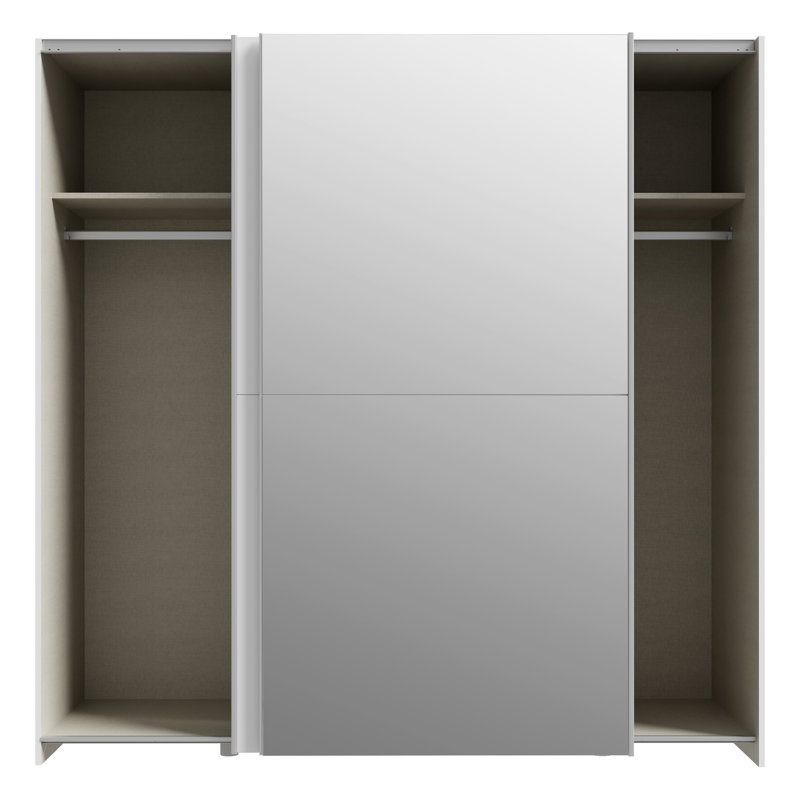 Nandor Sliding-Door Wardrobe , 190cm H x 190cm W x 61cm D