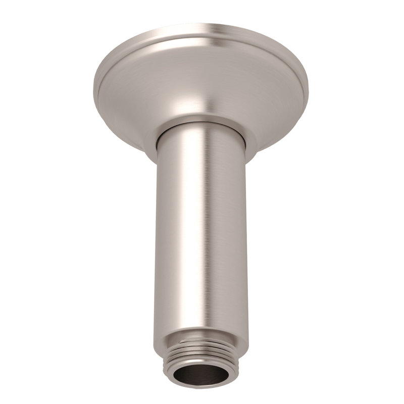 4" Ceiling Mount Shower Arm, Satin Nickel