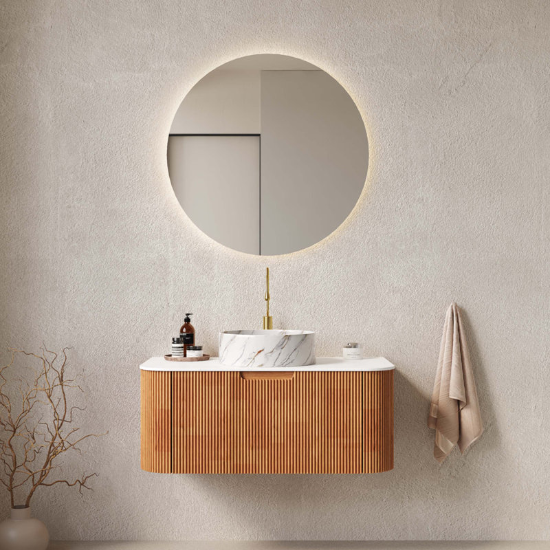 Meuble-lavabo 36 po avec lavabo, Naturel, 36"