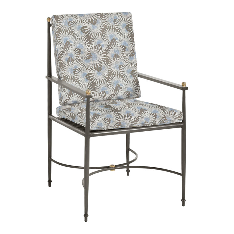 Fauteuil en aluminium Roma, Welt, Perigold Etta Vapor