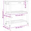 Kitchen Trolley MONZA 84X40x90 Cm Solid Wood Pine-2096108389