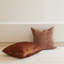 Coussin en daim Crossroads - Rouille