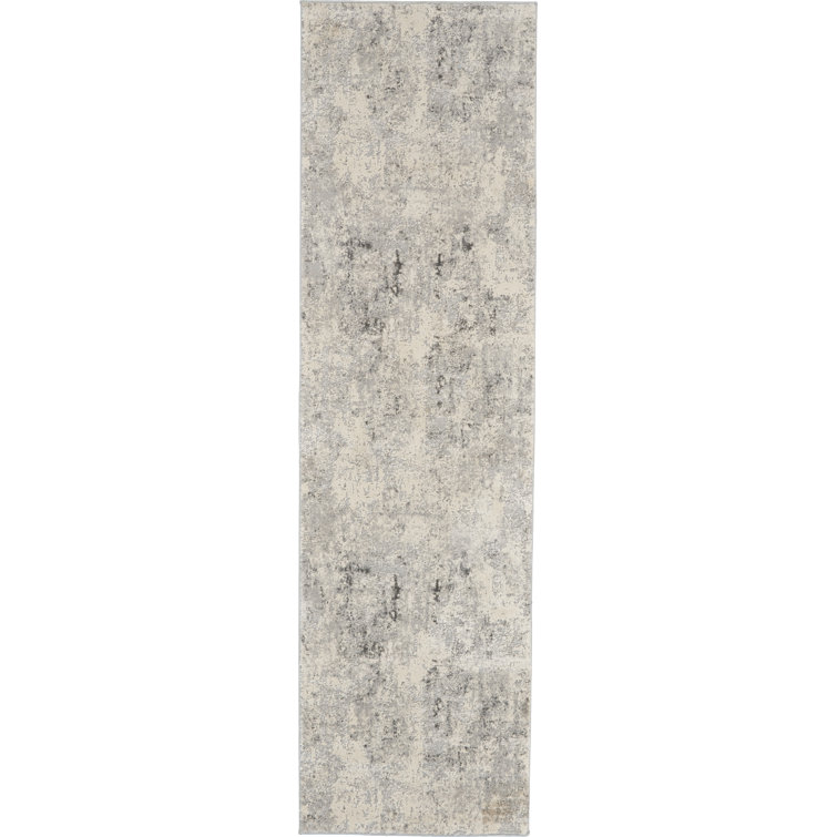 Tapis abstrait gris / beige Pryce