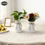 Vase à fleurs avec nœud en corde de chanvre-826017241