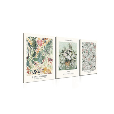 3 Piece Wrapped Canvas Wall Art