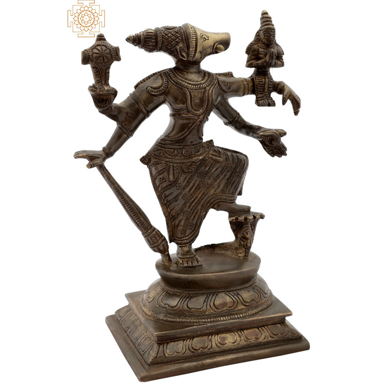 Figurine Varaha, Brun