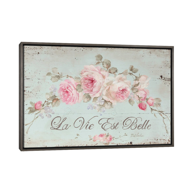 «Life Is Beautiful» par Debi Coules - impression sur papier, H 18 po x l 26 po x p 1,5 po
