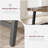 Industrial Wood Dining Table for 6–8, 70.87" Long Rectangular Table with Metal Frame, Natural Finish – Ideal for Kitchen or Dining Room-724914870