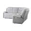 Canapé modulaire surdimensionné en L Chenille, design minimaliste, canapé-lit confortable pour les salons, les appartements et les espaces de réception